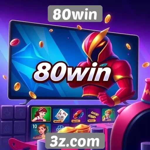 Interface do usuário do 80win melhora a experiência de jogo